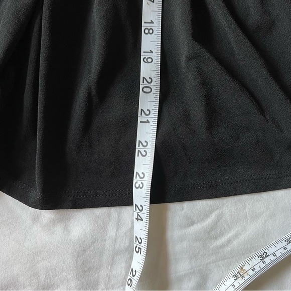 TEMPTED hearts lace puff sleeve organza baby doll top solid black size small - Picture 10 of 13